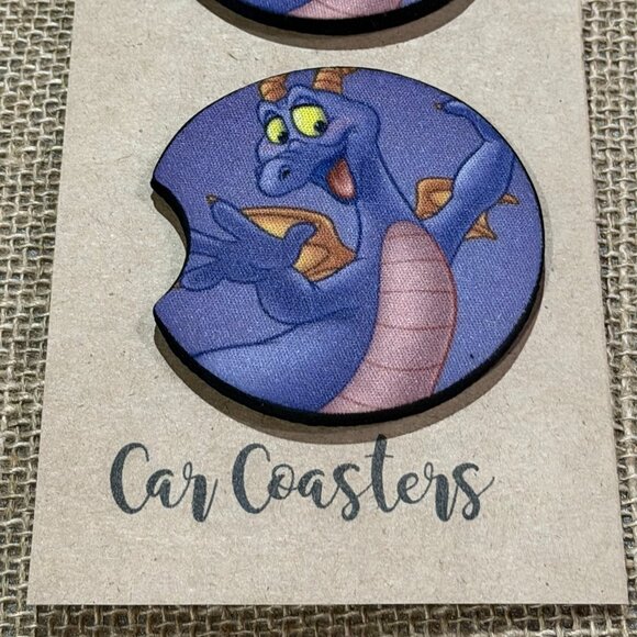 Imagination Dragon - Sublimation Car Coasters - Picture 3 of 3